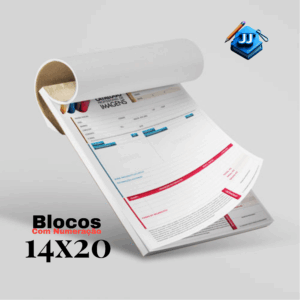 Bloco 14x20 Com numeração