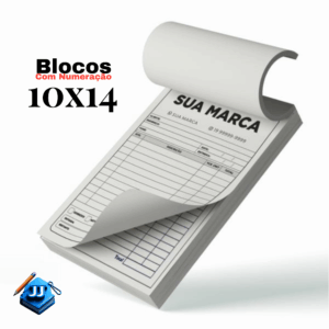 Bloco 14x20 Com Numeração