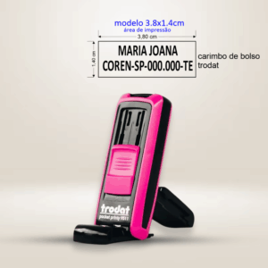 CARIMBO DE BOLSO - TRODAT