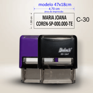 CARIMBO AUTOMATICO C30 - DESKMATE