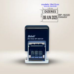 Carimbo RP1822D40 DATADOR - 1 Linha